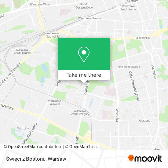 Święci z Bostonu map