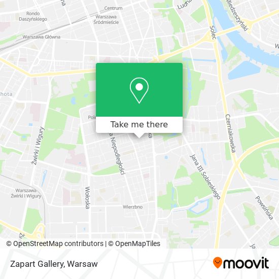 Zapart Gallery map