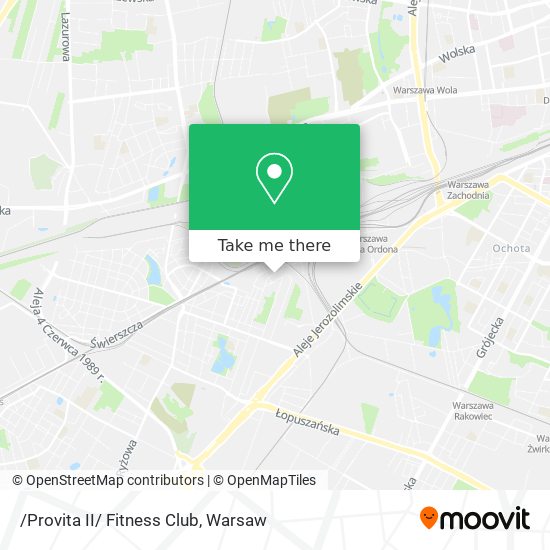 /Provita II/ Fitness Club map