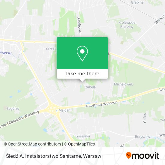 Śledź A. Instalatorstwo Sanitarne map