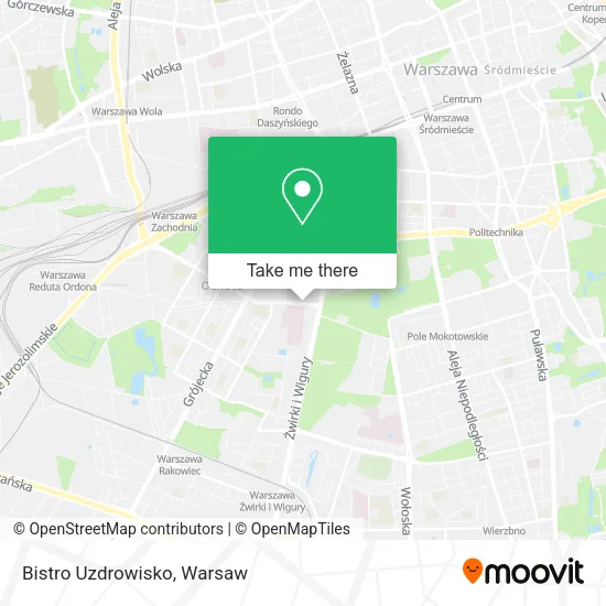 Bistro Uzdrowisko map
