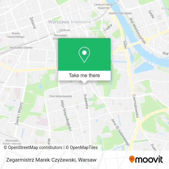 Zegarmistrz Marek Czyżewski map