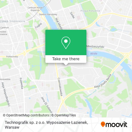 Technografik sp. z o.o. Wyposażenie Łazienek map