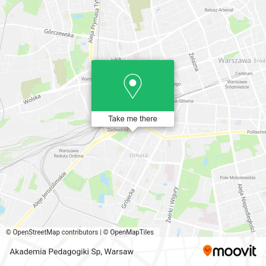 Akademia Pedagogiki Sp map