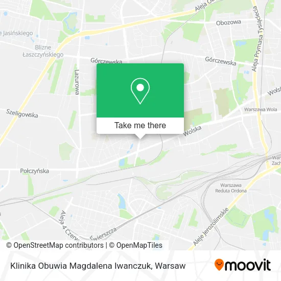 Klinika Obuwia Magdalena Iwanczuk map