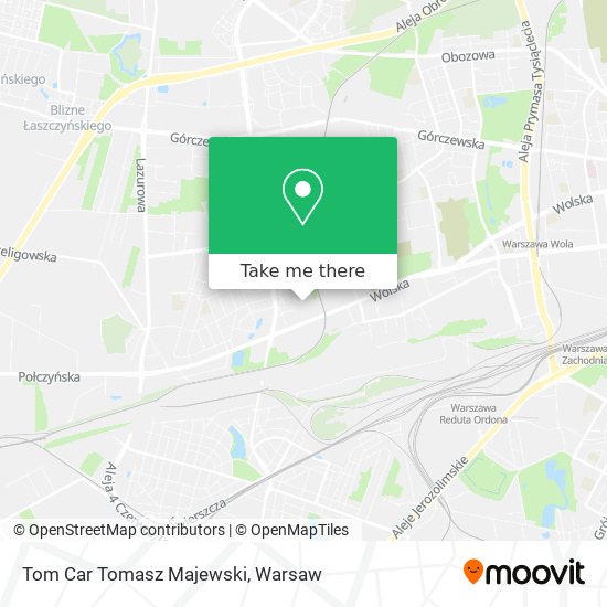 Tom Car Tomasz Majewski map