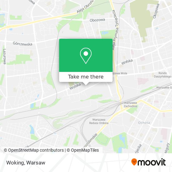 Woking map