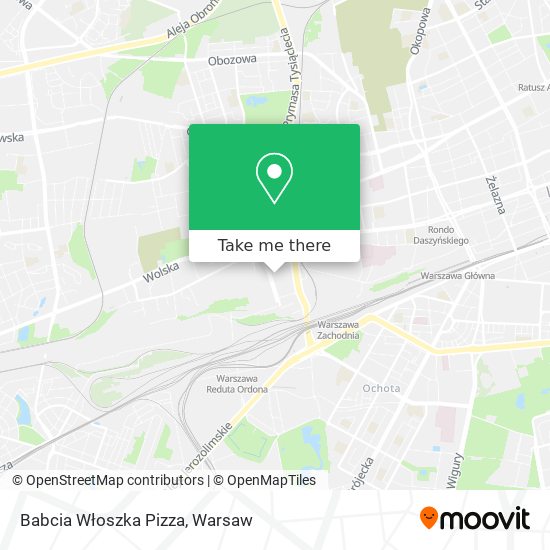 Babcia Włoszka Pizza map