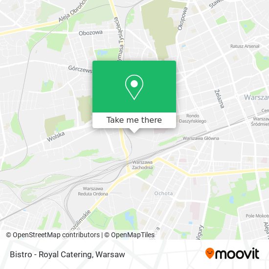 Bistro - Royal Catering map