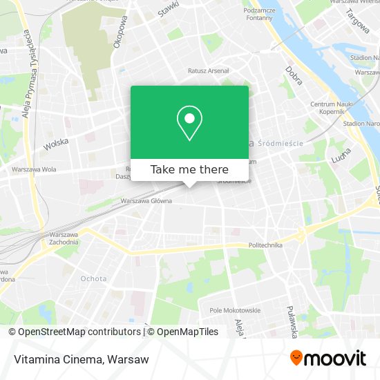 Vitamina Cinema map