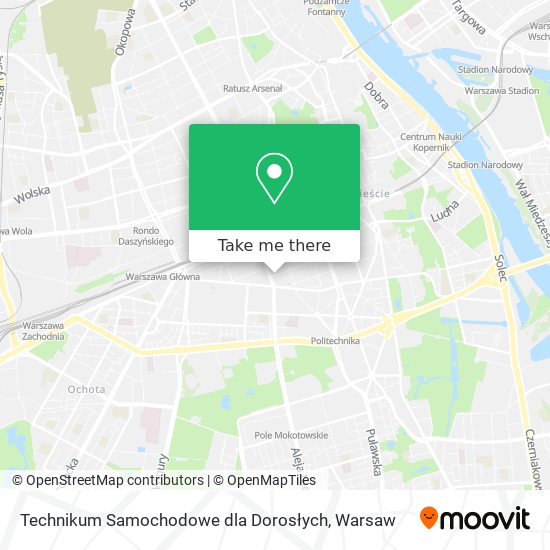 Technikum Samochodowe dla Dorosłych map