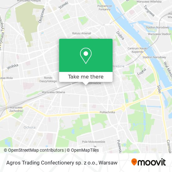 Agros Trading Confectionery sp. z o.o. map