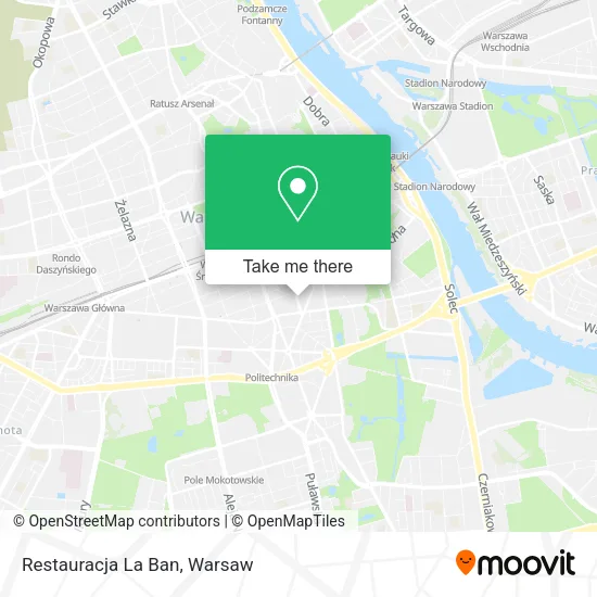Карта Restauracja La Ban