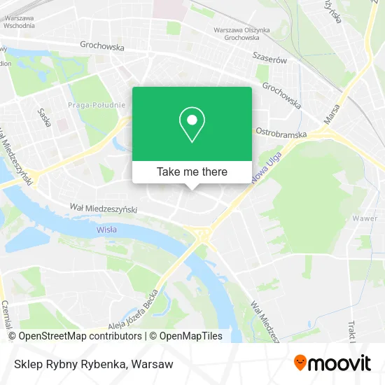 Sklep Rybny Rybenka map