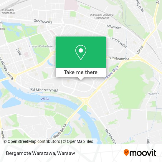 Bergamote Warszawa map