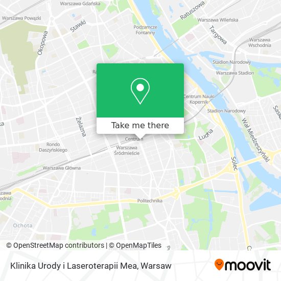 Klinika Urody i Laseroterapii Mea map