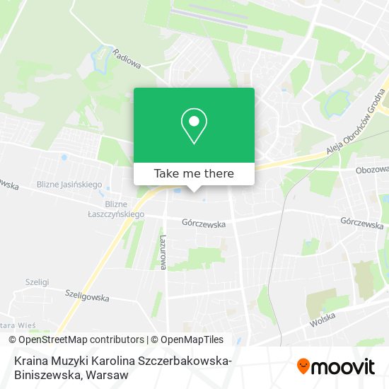 Kraina Muzyki Karolina Szczerbakowska-Biniszewska map