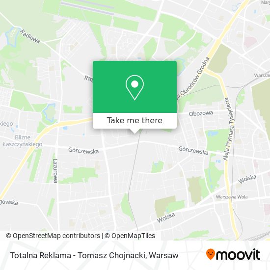 Totalna Reklama - Tomasz Chojnacki map