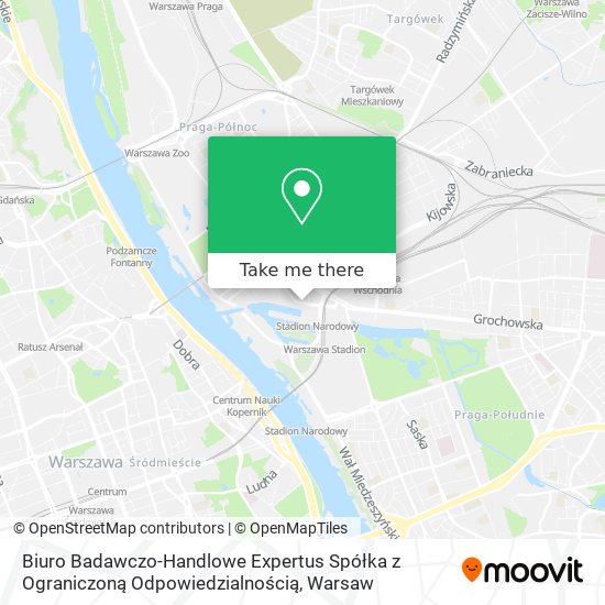 Biuro Badawczo-Handlowe Expertus Spółka z Ograniczoną Odpowiedzialnością map