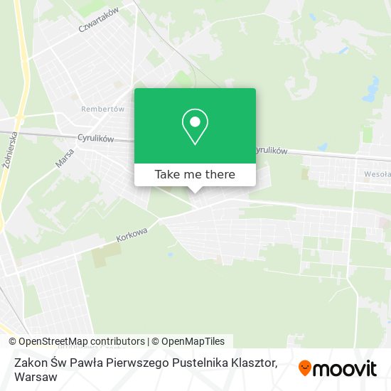 Zakon Św Pawła Pierwszego Pustelnika Klasztor map