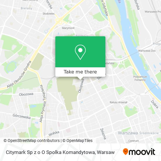 Citymark Sp z o O Spolka Komandytowa map