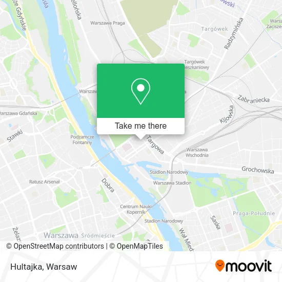 Hultajka map