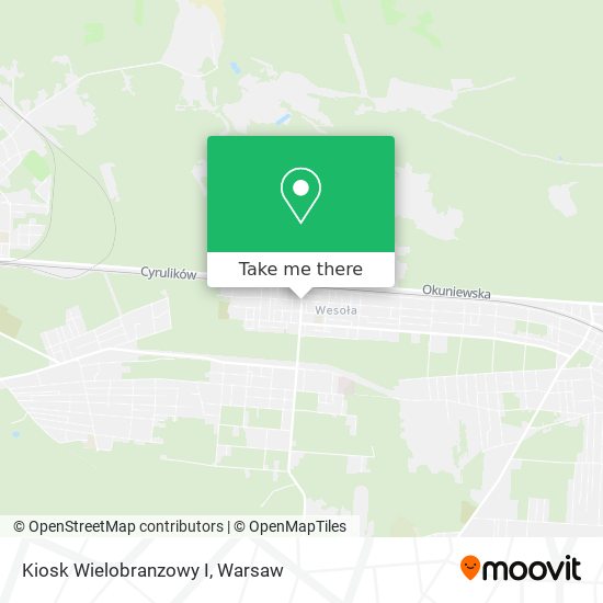 Kiosk Wielobranzowy I map