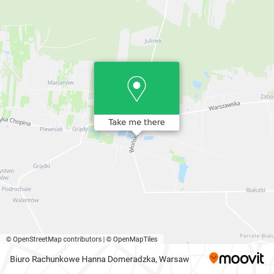 Biuro Rachunkowe Hanna Domeradzka map