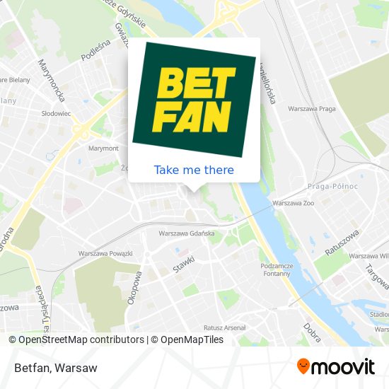 Карта Betfan