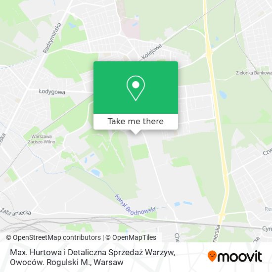 Max. Hurtowa i Detaliczna Sprzedaż Warzyw, Owoców. Rogulski M. map