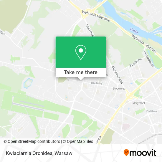 Карта Kwiaciarnia Orchidea