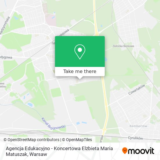 Agencja Edukacyjno - Koncertowa Elżbieta Maria Matuszak map