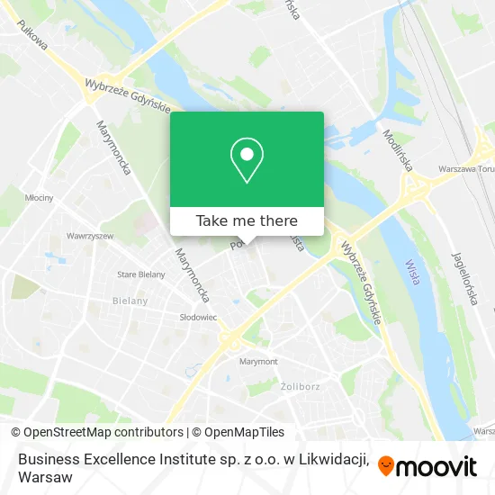 Карта Business Excellence Institute sp. z o.o. w Likwidacji