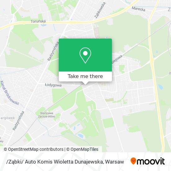 /Ząbki/ Auto Komis Wioletta Dunajewska map