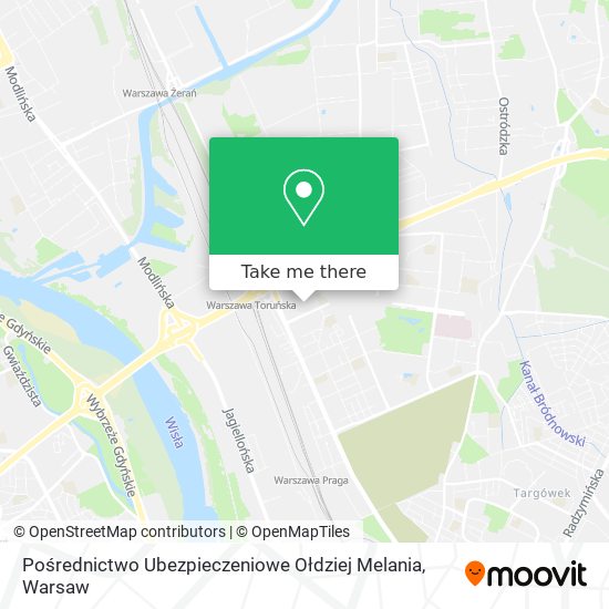 Pośrednictwo Ubezpieczeniowe Ołdziej Melania map