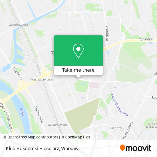 Klub Bokserski Pięściarz map