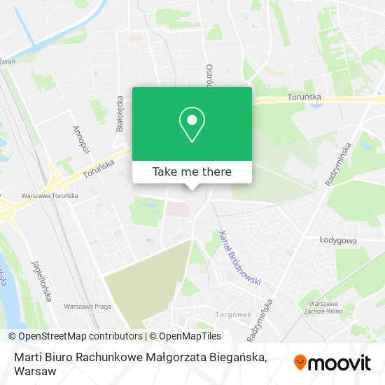 Marti Biuro Rachunkowe Małgorzata Biegańska map