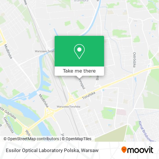 Essilor Optical Laboratory Polska map