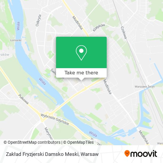 Zakład Fryzjerski Damsko Meski map