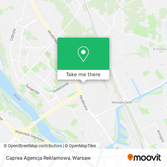 Caprea Agencja Reklamowa map