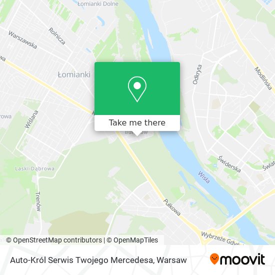 Auto-Król Serwis Twojego Mercedesa map