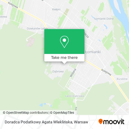 Doradca Podatkowy Agata Wleklińska map