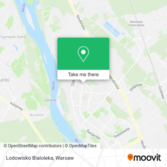 Lodowisko Bialoleka map