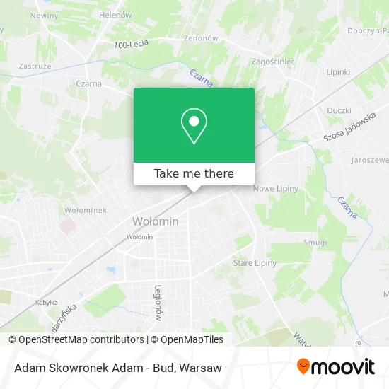 Adam Skowronek Adam - Bud map