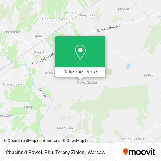 Chaciński Paweł. Phu. Tereny Zieleni map