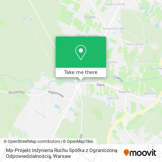 Mp-Projekt Inżynieria Ruchu Spółka z Ograniczoną Odpowiedzialnością map