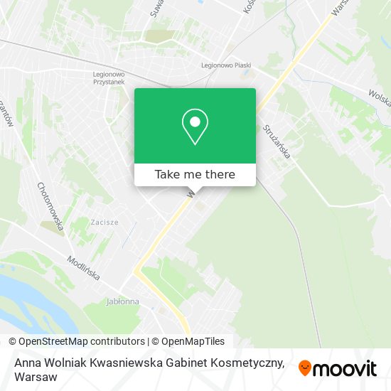 Anna Wolniak Kwasniewska Gabinet Kosmetyczny map