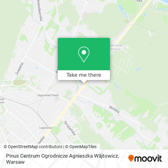 Pinus Centrum Ogrodnicze Agnieszka Wãjtowicz map