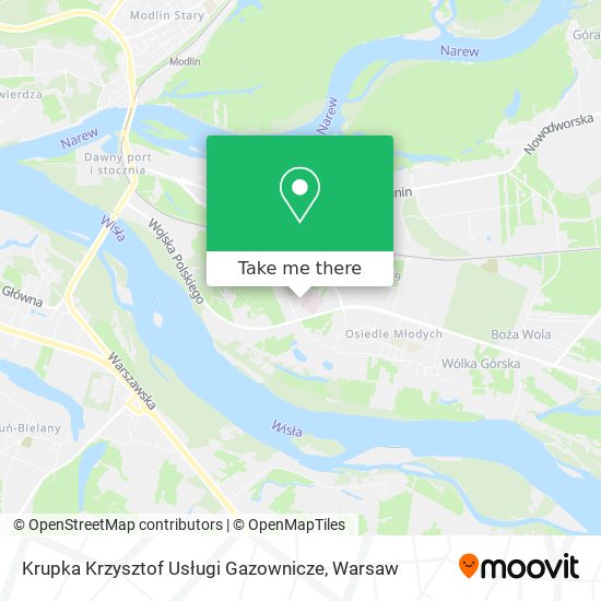 Krupka Krzysztof Usługi Gazownicze map