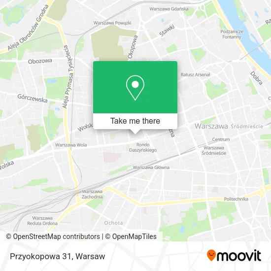 Карта Przyokopowa 31